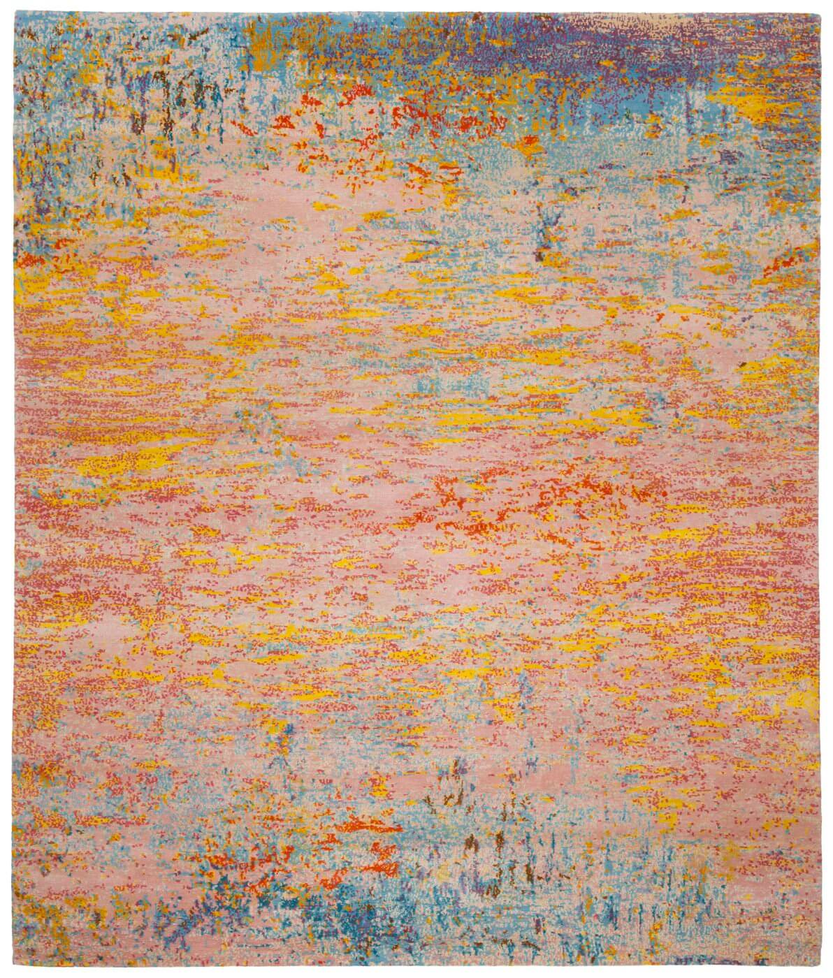 Tapis Artwork 1 Multicolore Rose