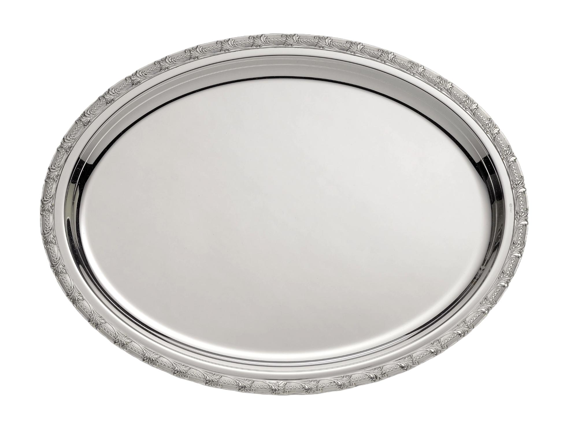 Plateau Ovale Argenté Royal Silver