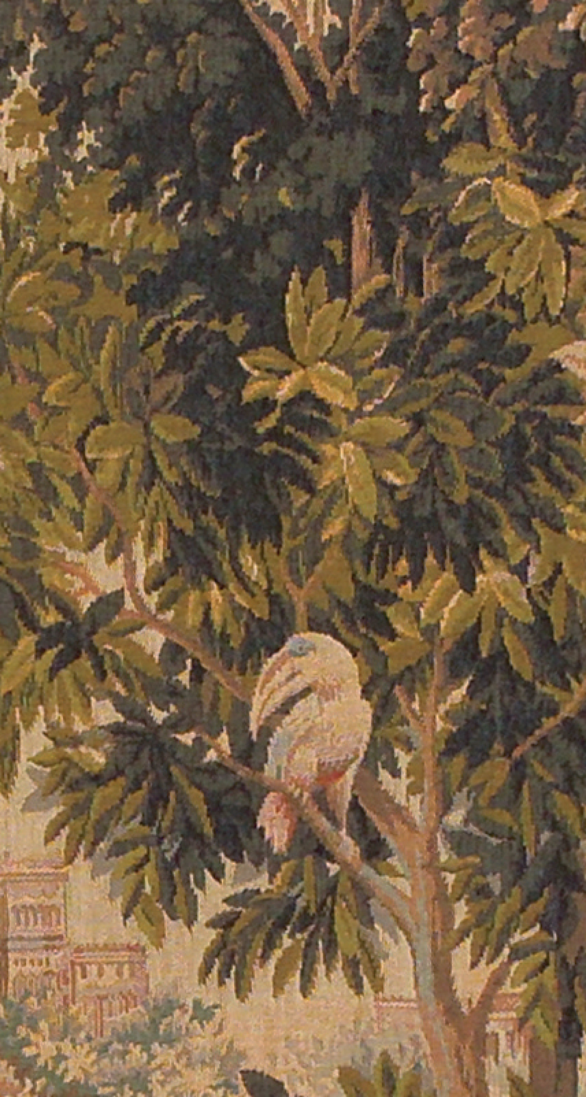 Tapisserie Verdure aux Oiseaux