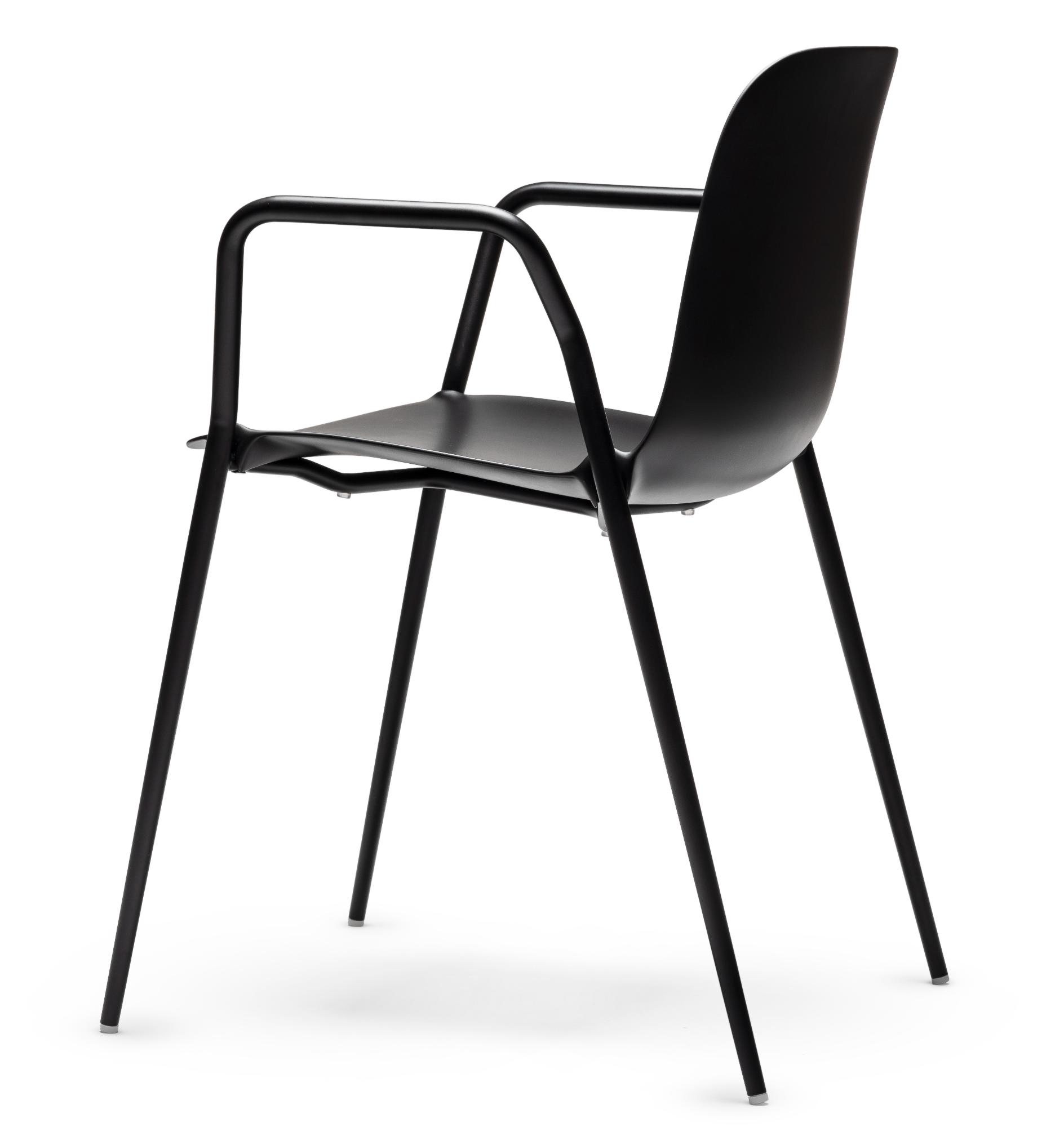 Chaise Dogo P Noire (Lot de 2)