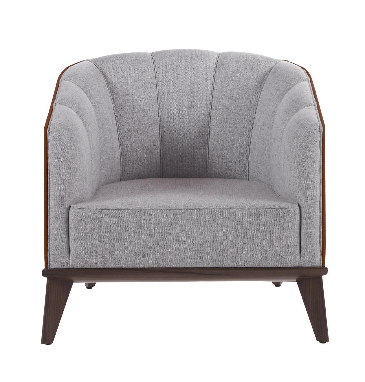 Fauteuil Roy gris