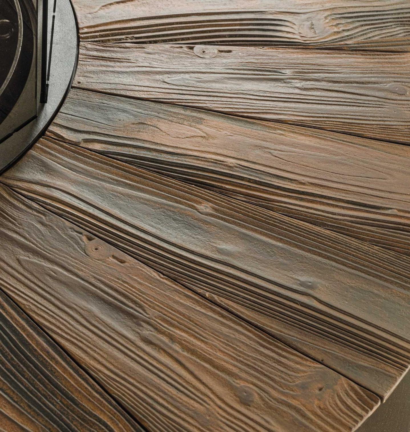Brasero Zero texturé corten