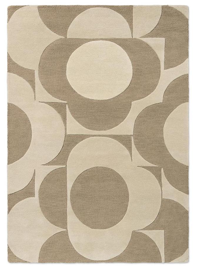 Prism Flower Mushroom / Ecru Tapis | Taille: 160 × 230 cm