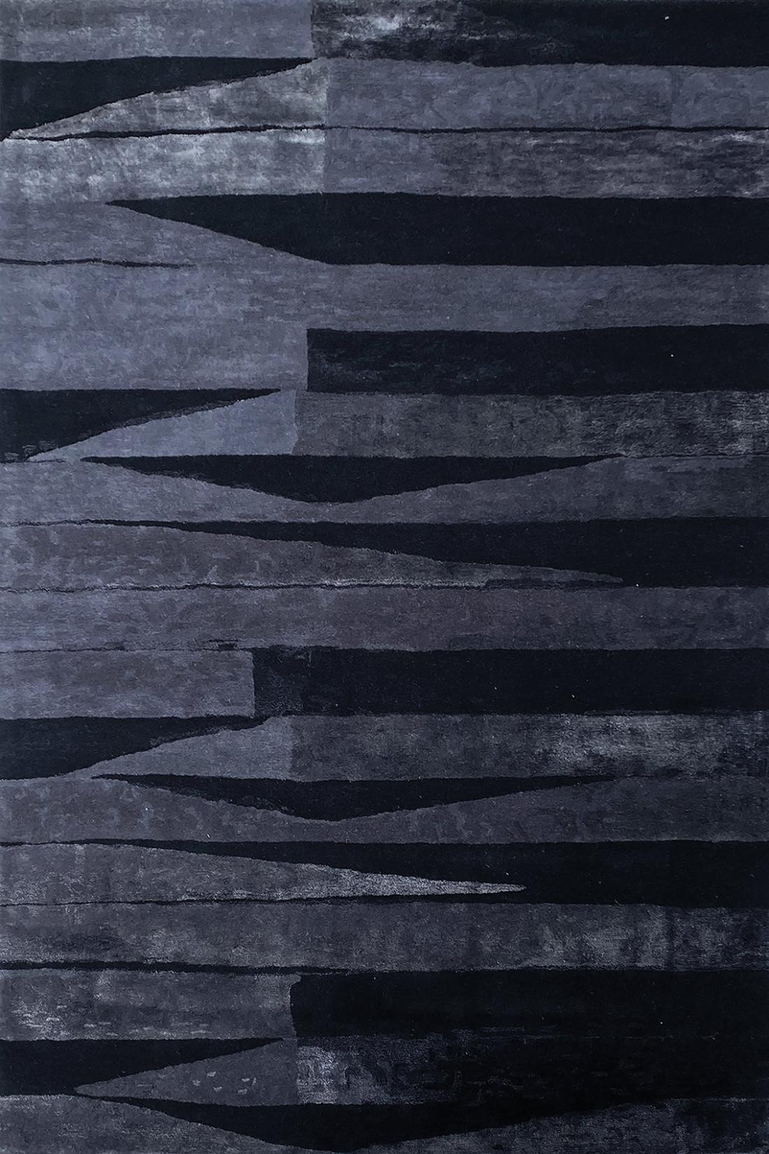 Tapis Mismatch noir