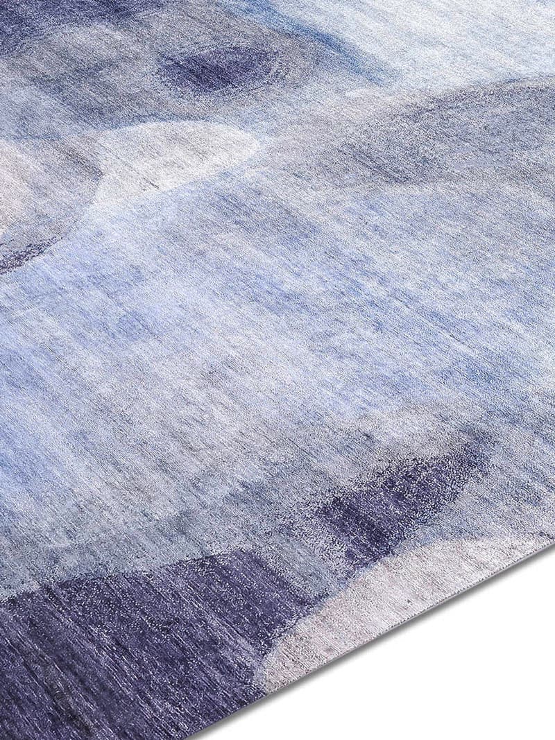 Tapis No. 02 Bleu/Gris | Taille: 365 x 457 cm