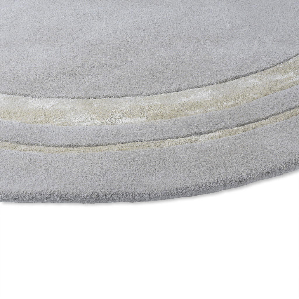 Tapis rond Redbrook Argenté