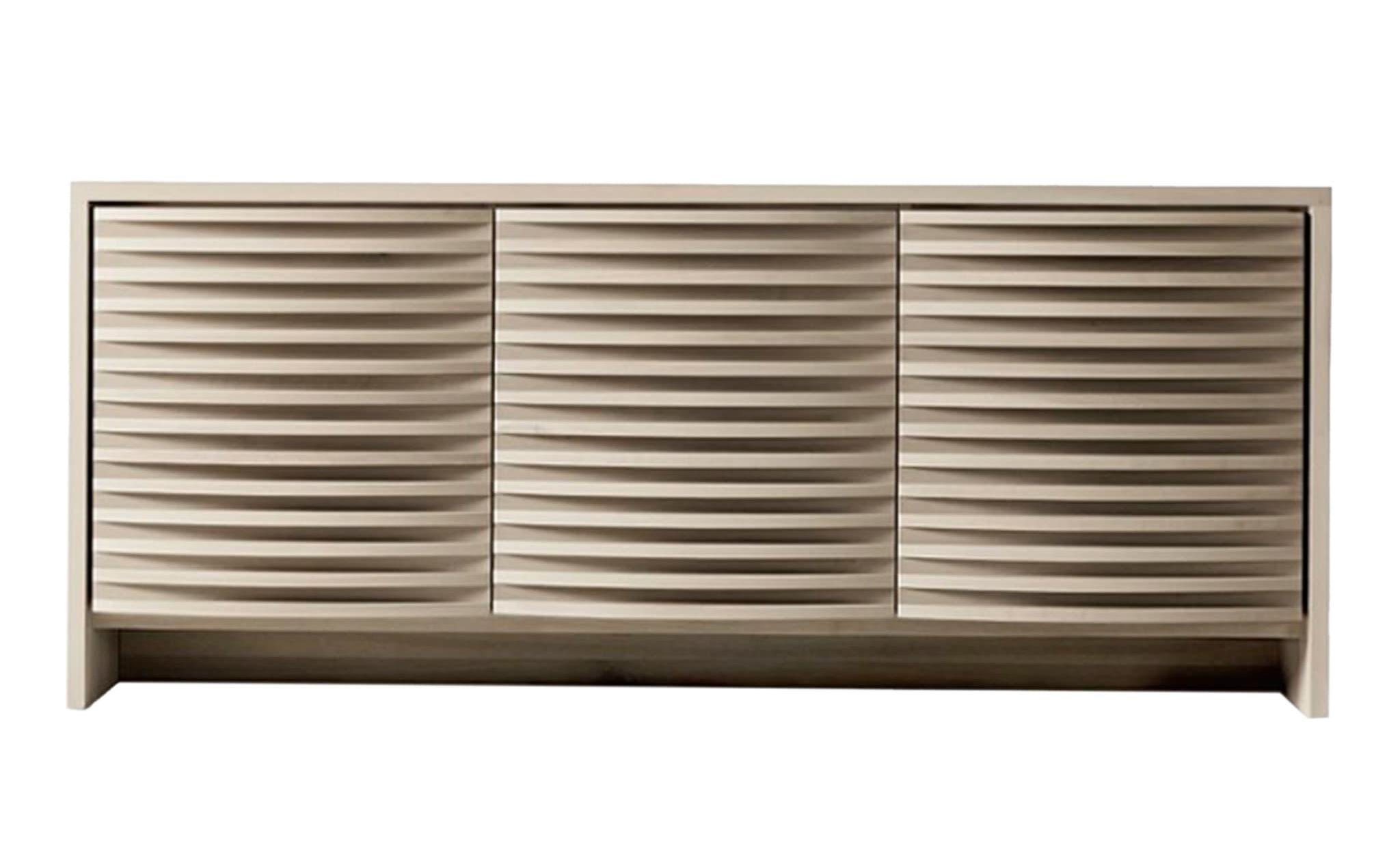 Buffet Onda en Noyer Massif Gris