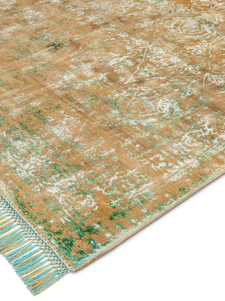 Tapis de luxe fait main Rajasthan Zero Pile | Taille: 183 x 274 cm