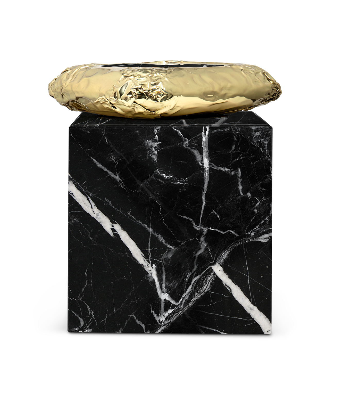 Table d’Appoint Nero Marquina Megalith