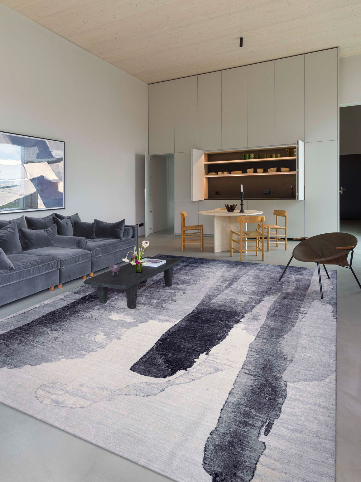 Tapis de luxe fait main Galilée | Taille: 274 x 365 cm