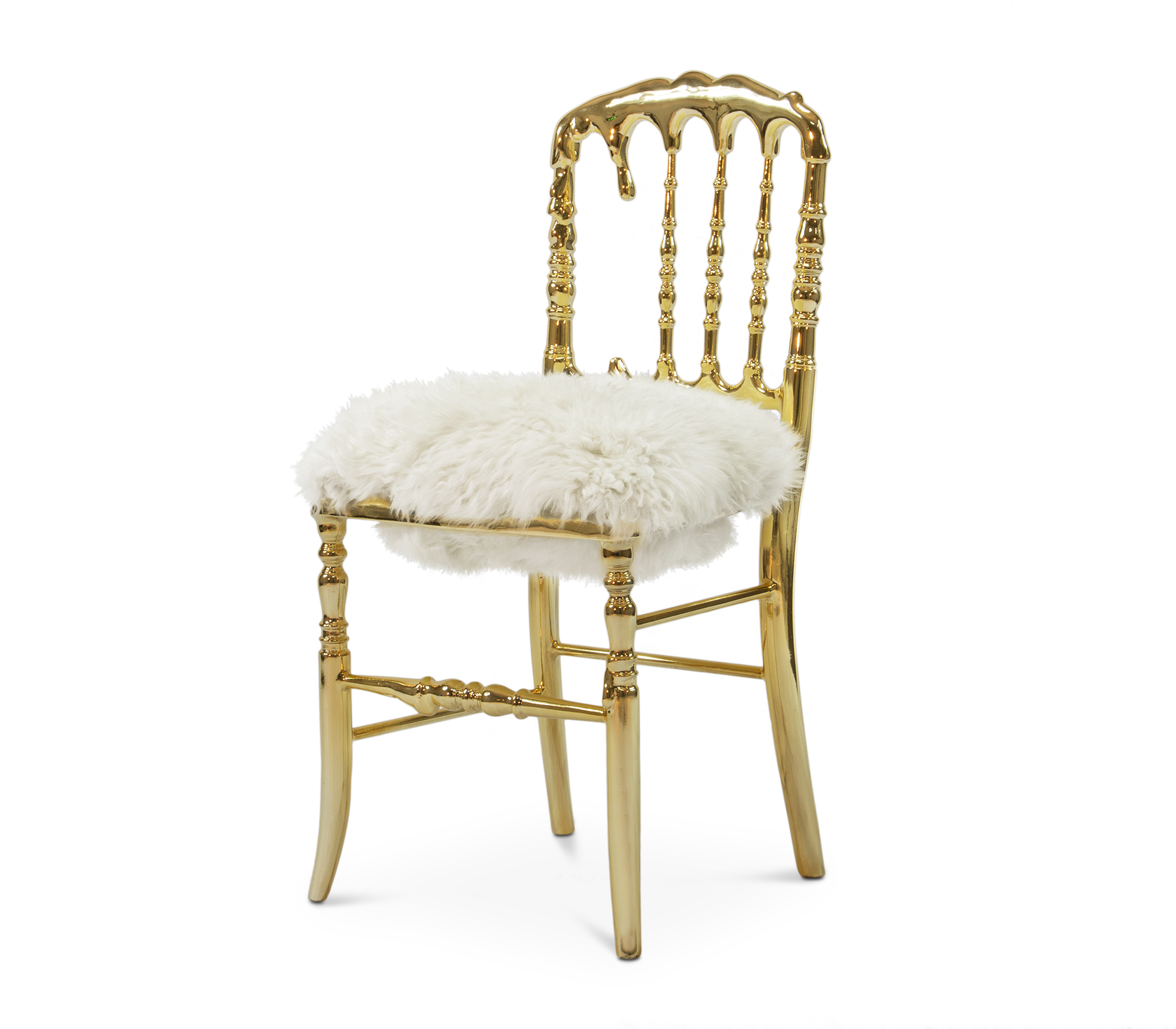 Chaise Luxe en Fourrure Empyrean