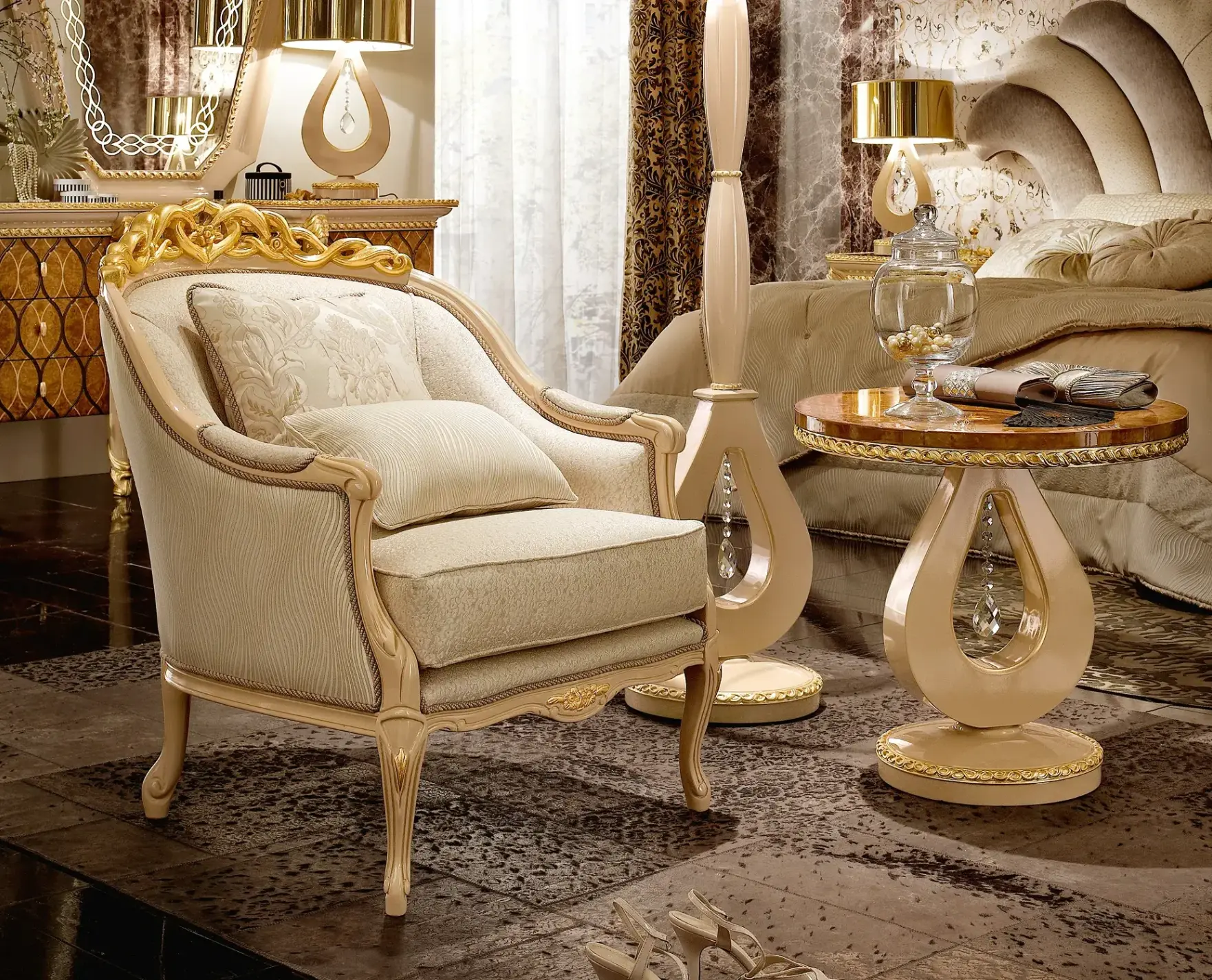 Chaise De Luxe Harmony avec Accoudoirs