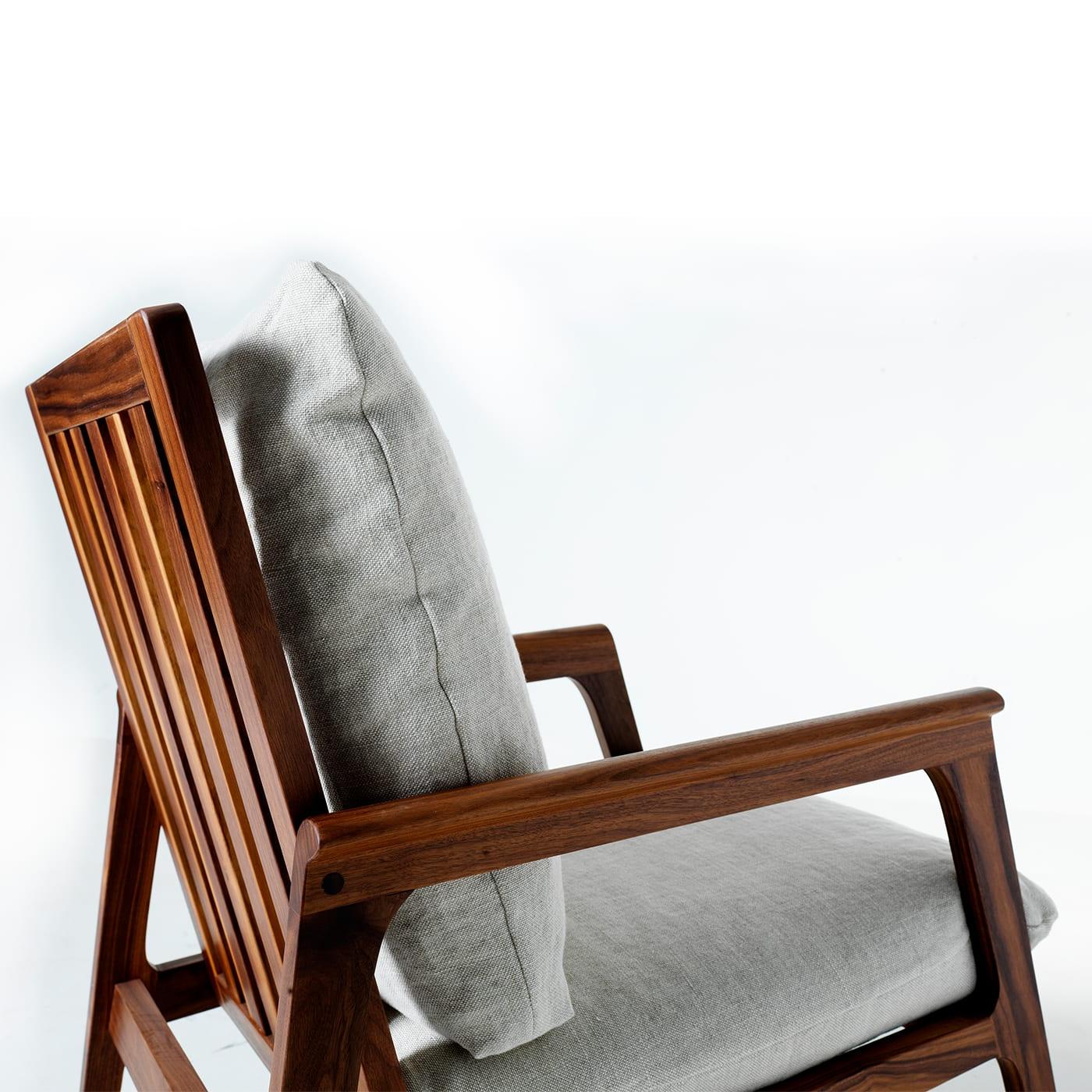 Fauteuil à Bascule Momento Marron | Revêtement: Linen BEL-LINO G077 11
