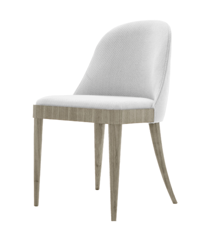 Chaise Cordiale Noix Grise | Couleur: Linen UNICO NF184 18