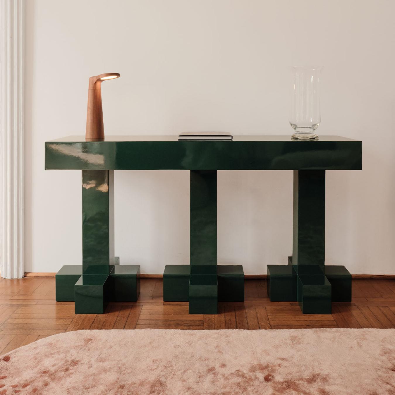 Console Verte Brillante