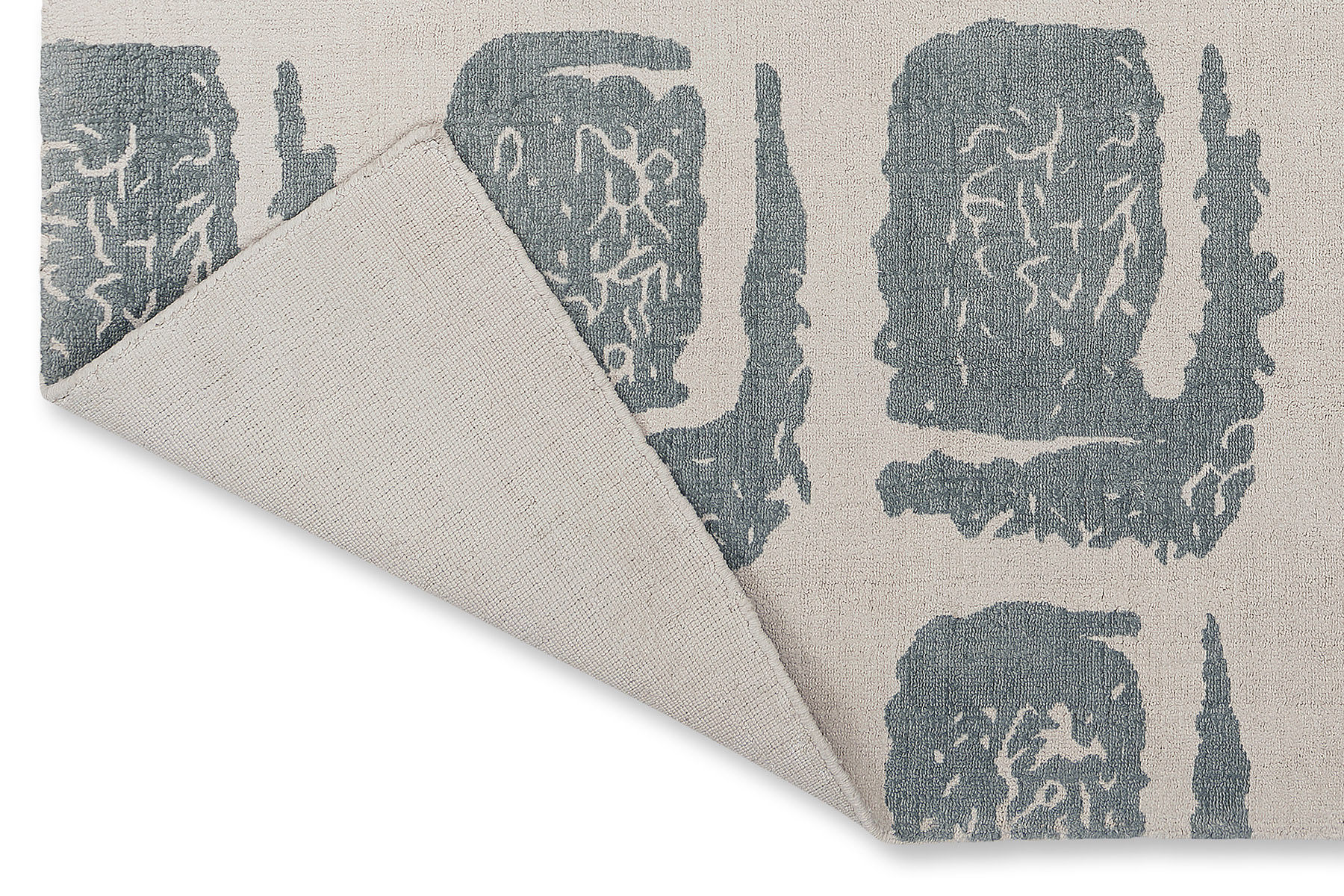 Tapis Woodblock Gris | Taille: 170 x 240 cm
