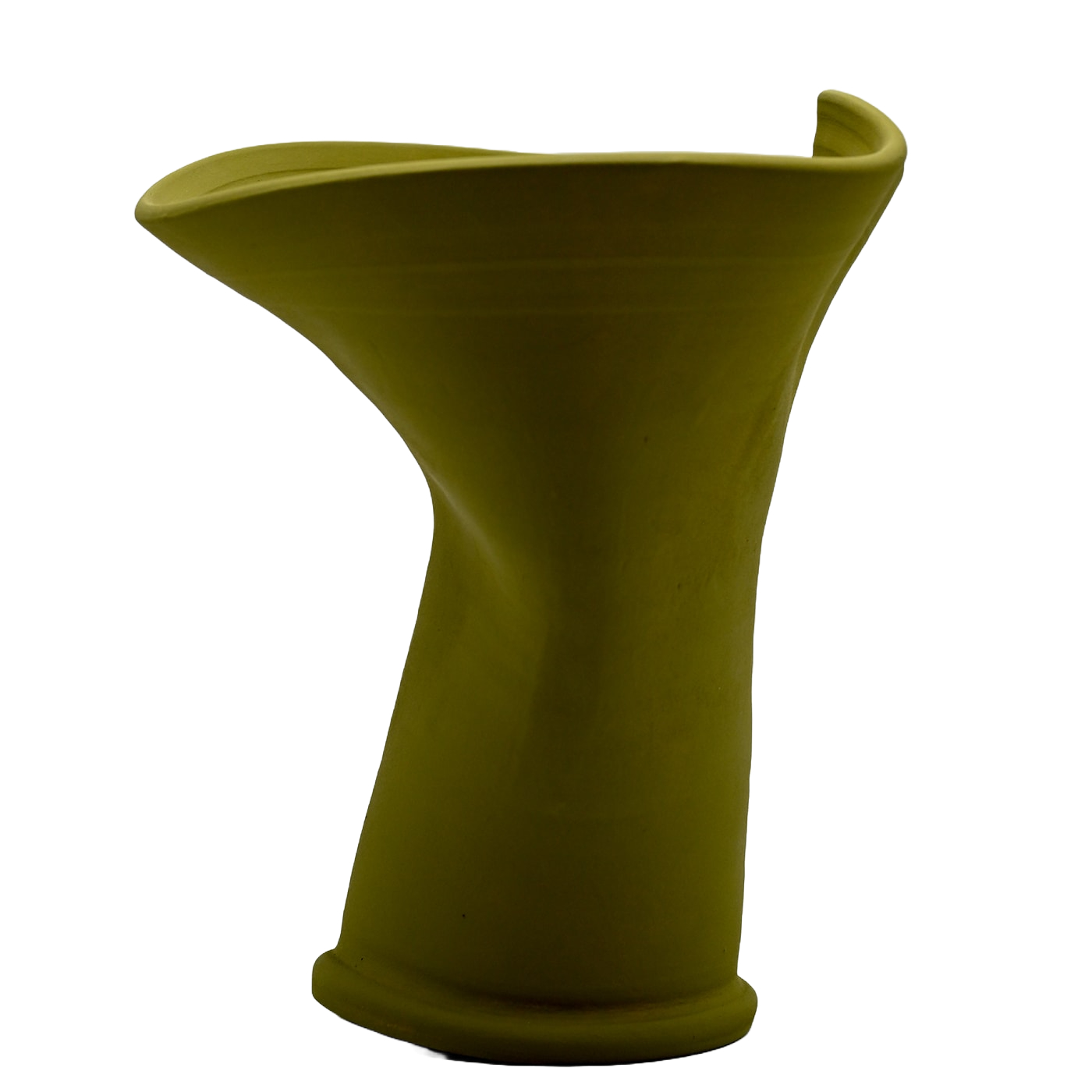 Vase Pistache Sculpteur à la Main