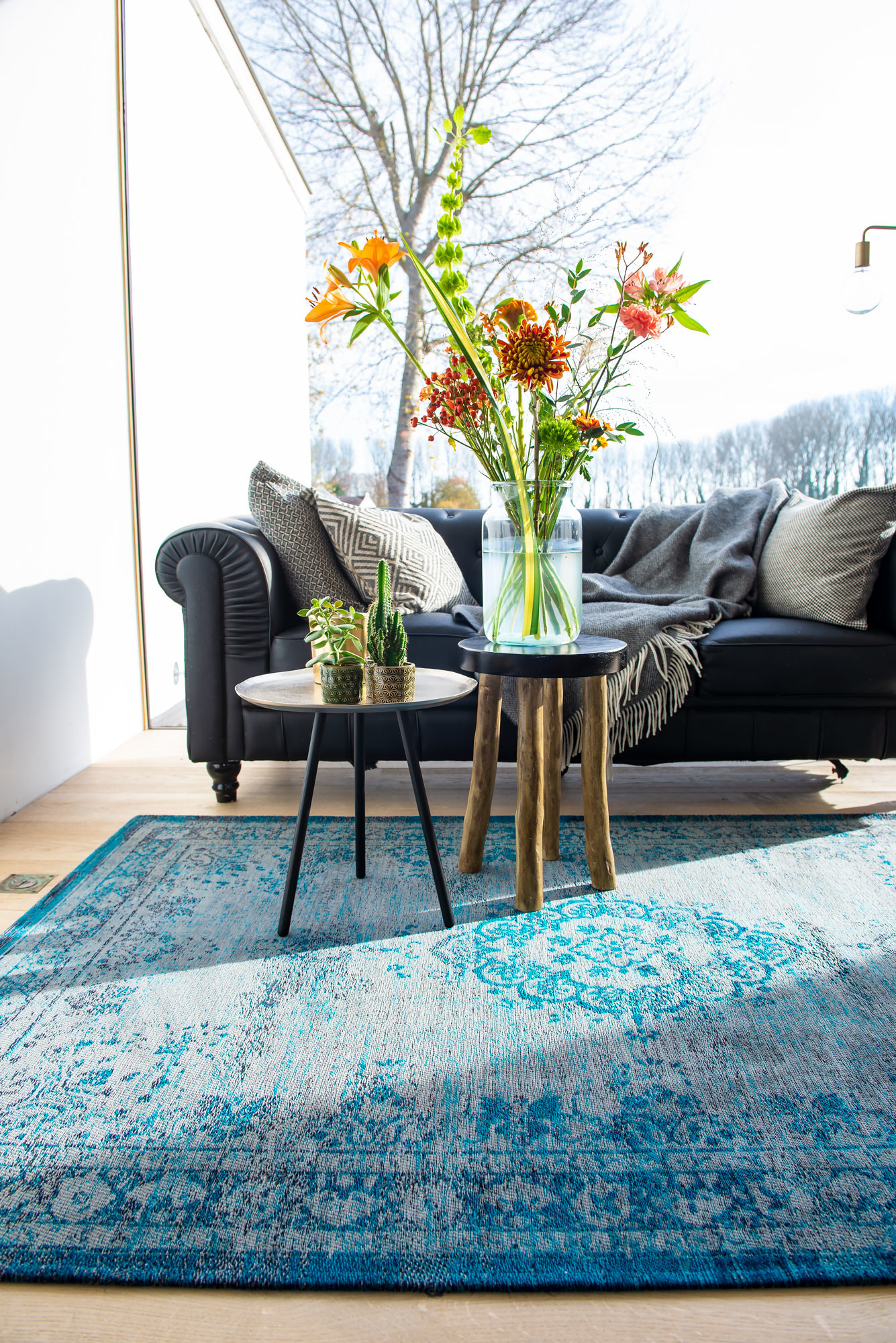 Tapis 8255 Grey Turquoise