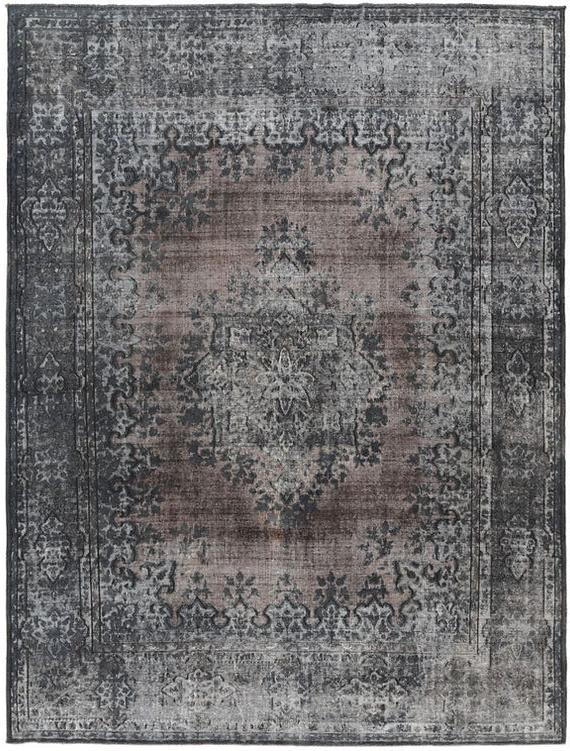 Tapis Vintage Gris Foncé