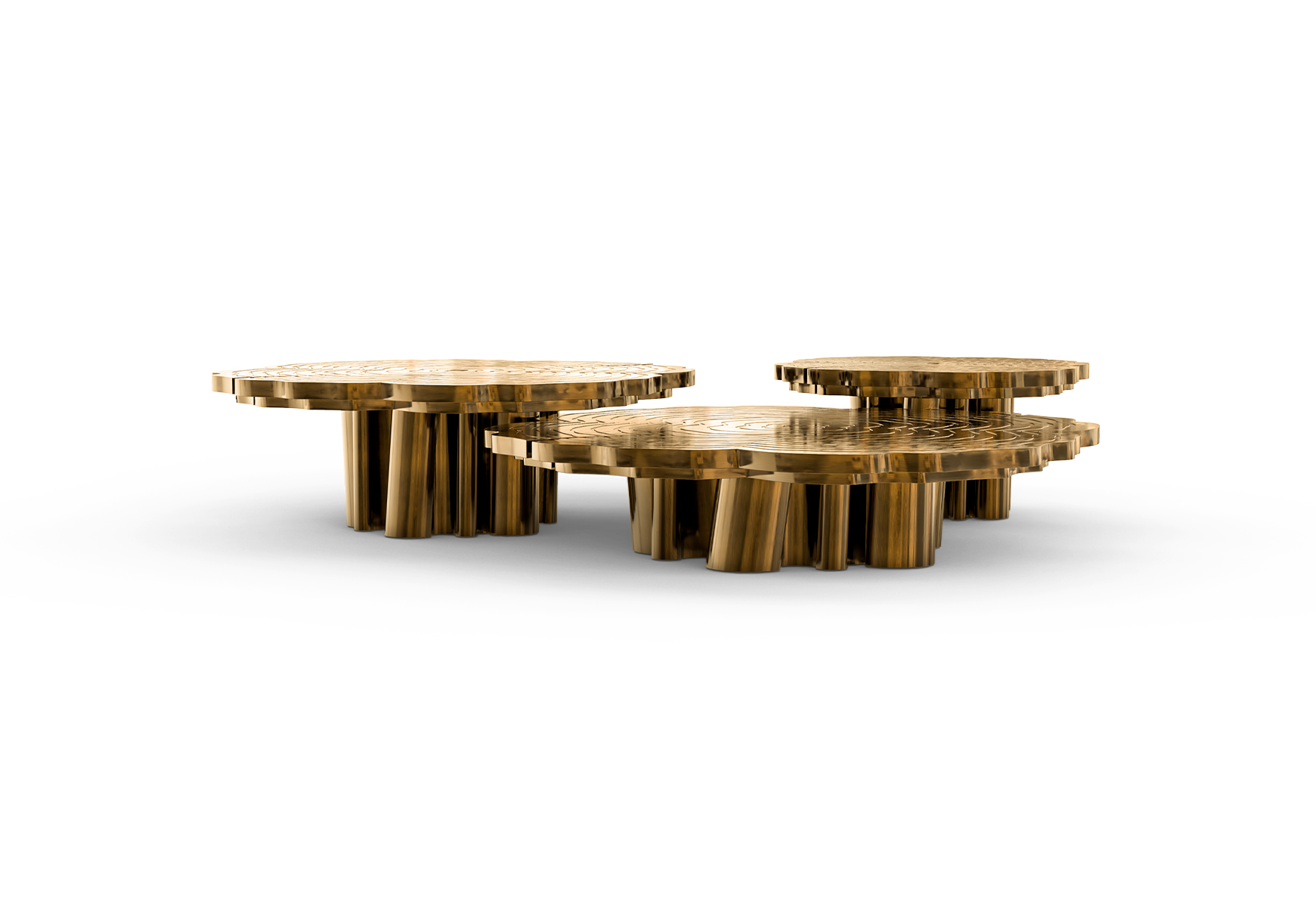 Set de Tables Basses Patine Fortuna (x3)