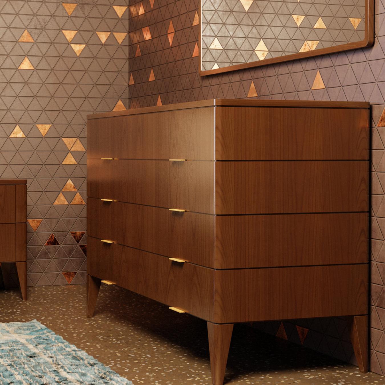 Commode Vittorio en bois de cerisier