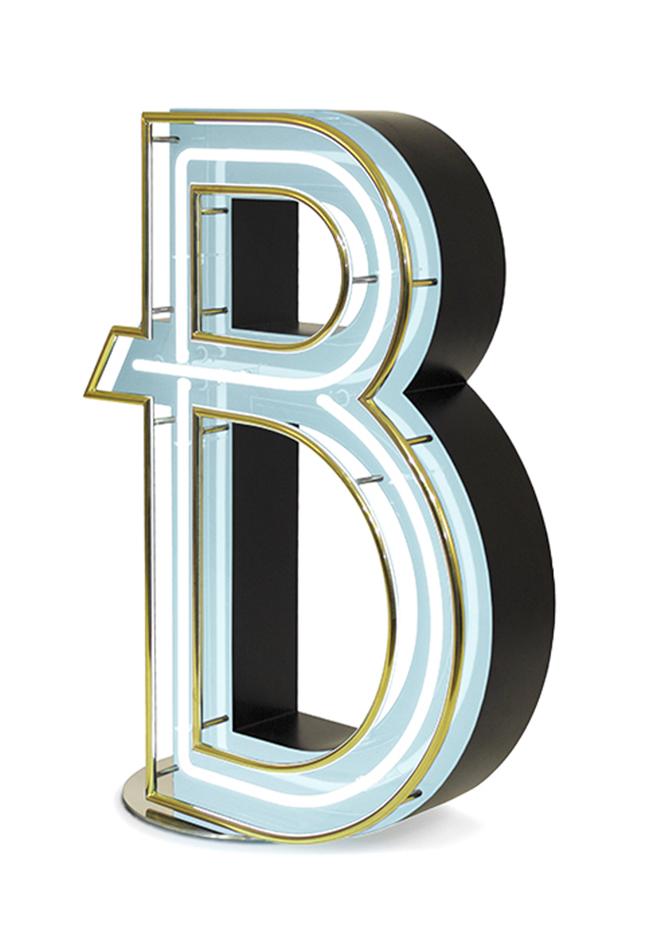 Lettre Lumineuse Bold B