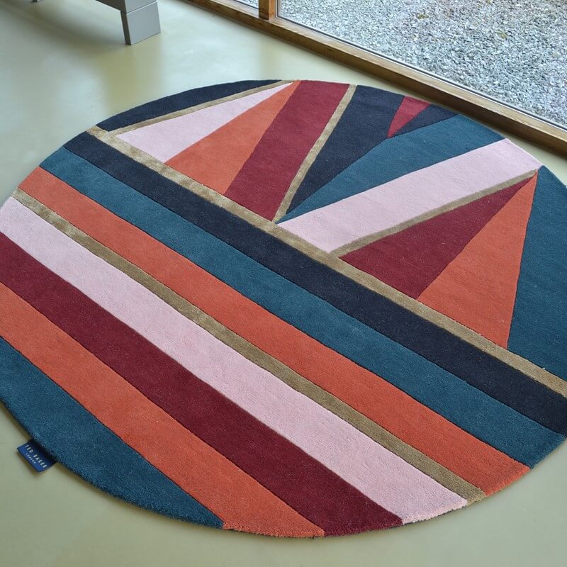 Tapis Rond Sahara Bourgogne 56105