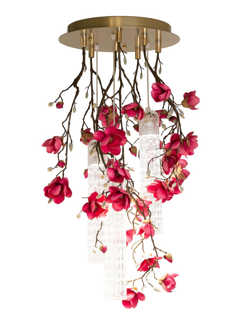 Petit lustre rond Magnolia