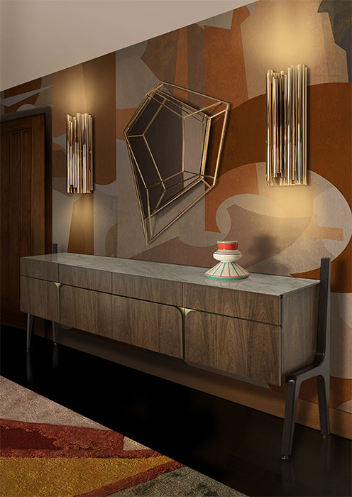 Petit Miroir Mural Lustre - 4