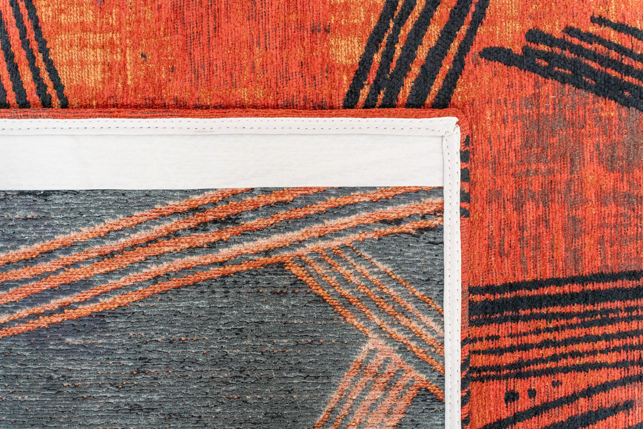 Tapis Kanji Ginger Chocolate | Taille: 140 × 200 cm