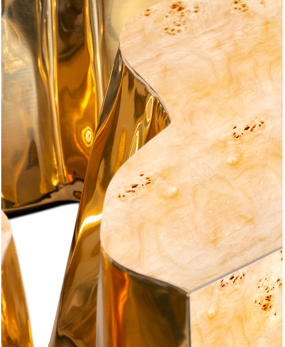 Table Basse Peuplier Fissure