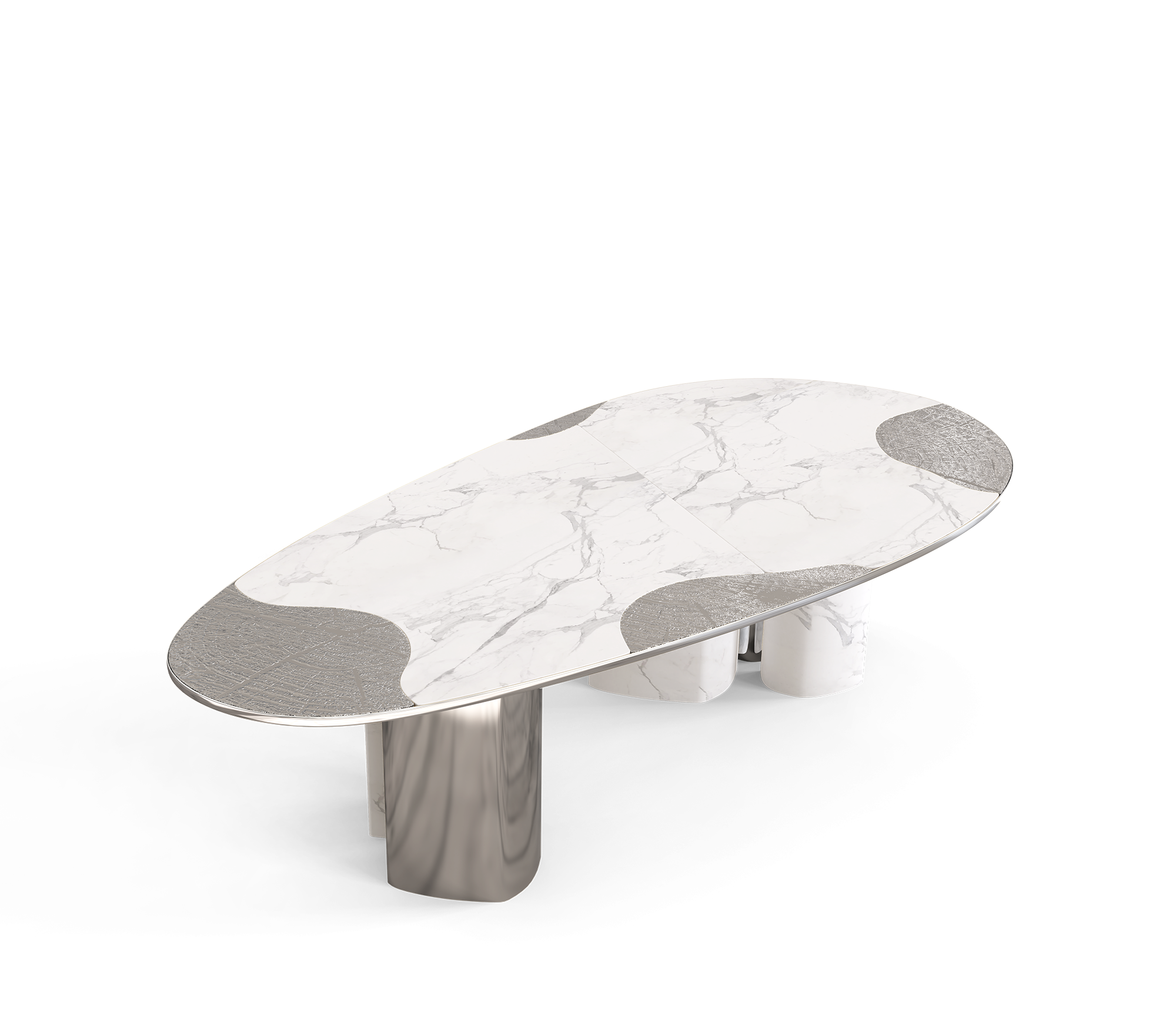 Table Athena Carrara & Argent