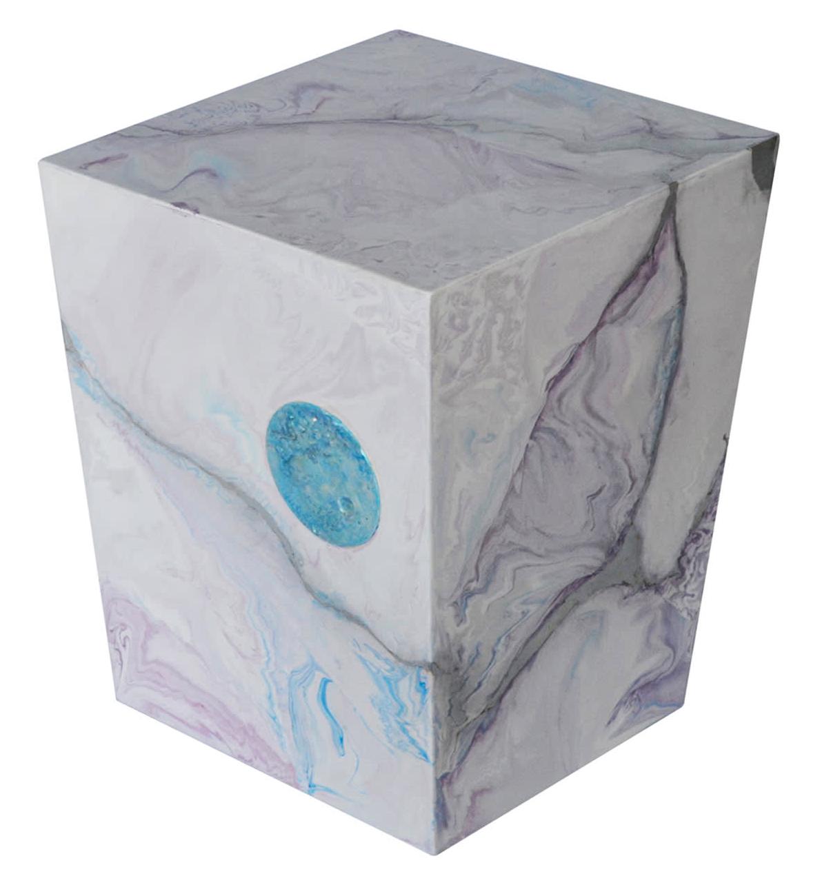 Table d'appoint Bleue et Rose