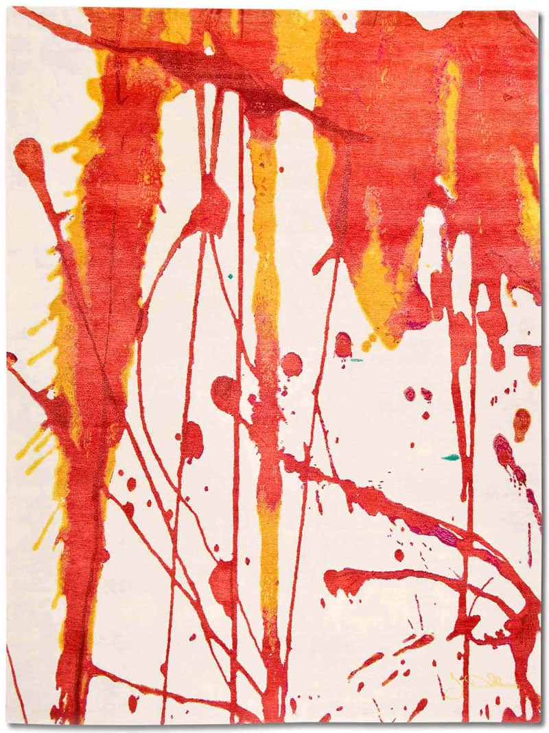Tapis fait main de luxe Splash | Taille: 300 x 400 cm