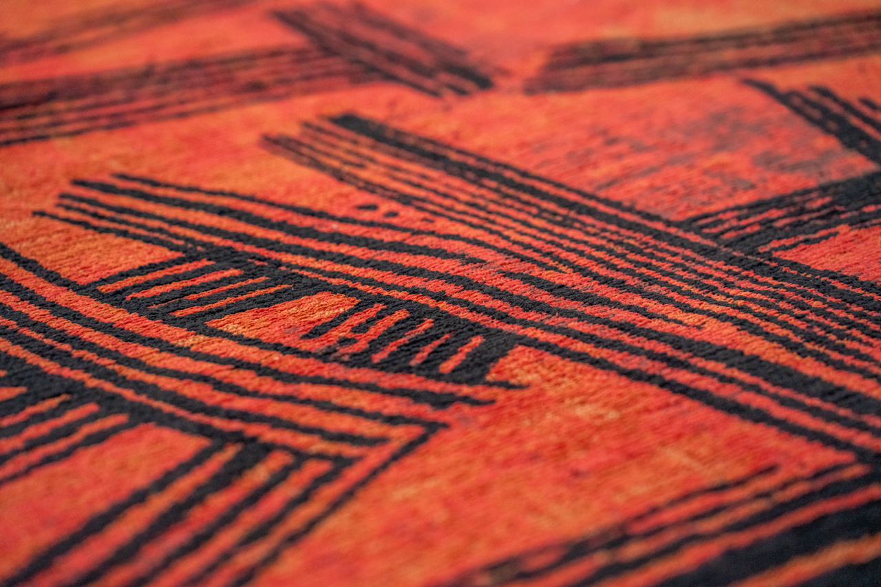 Tapis Kanji Ginger Chocolate | Taille: 140 × 200 cm