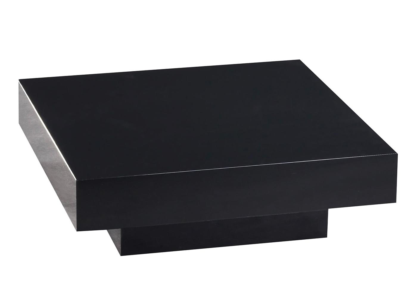 Petite table basse noire Loft