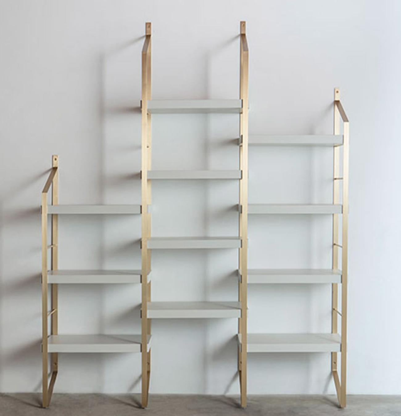 Bibliothèque Étagée en Bois