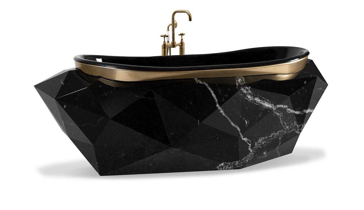 Baignoire Gemstone en Fausse Marbre