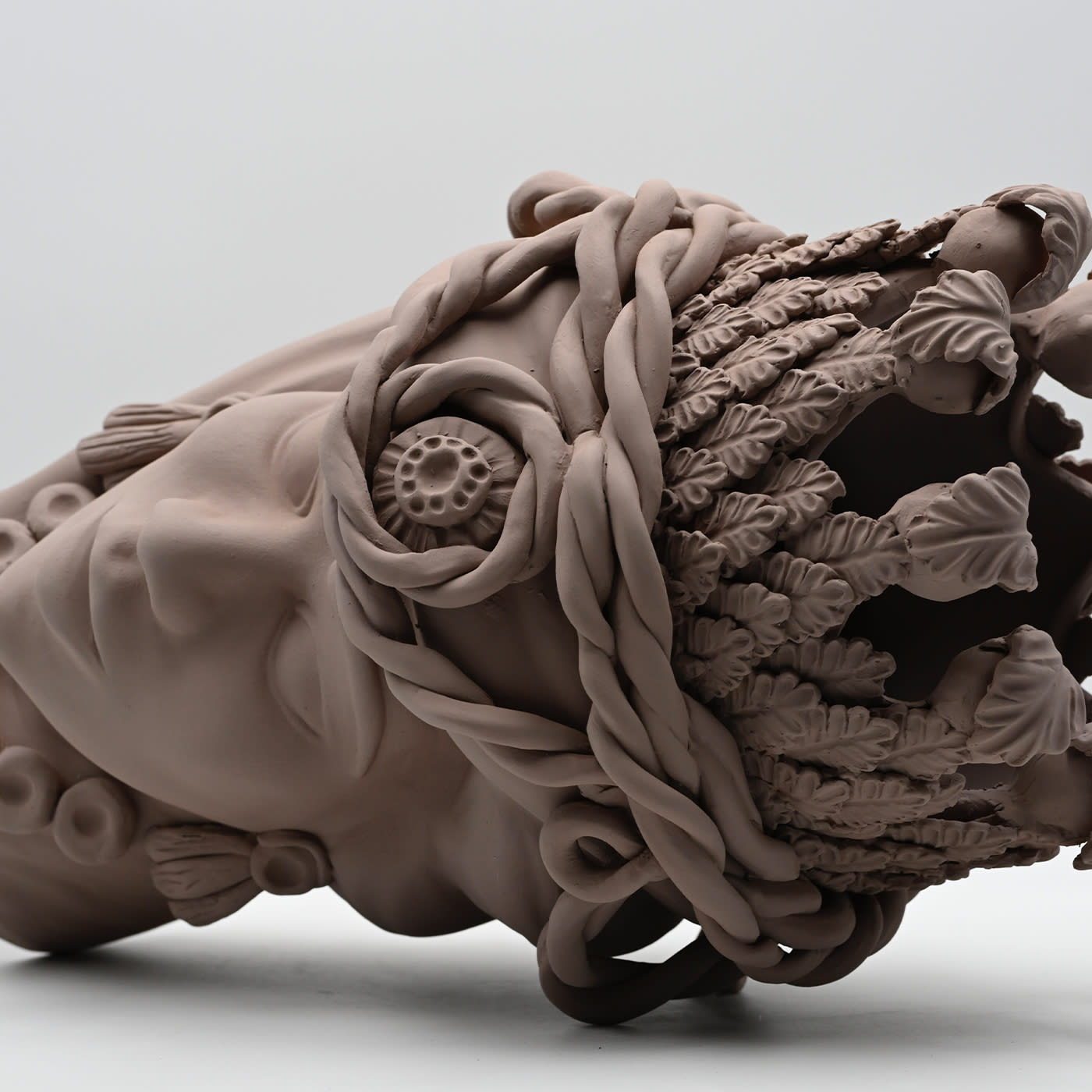 Sculpture Tête De Maure Sable