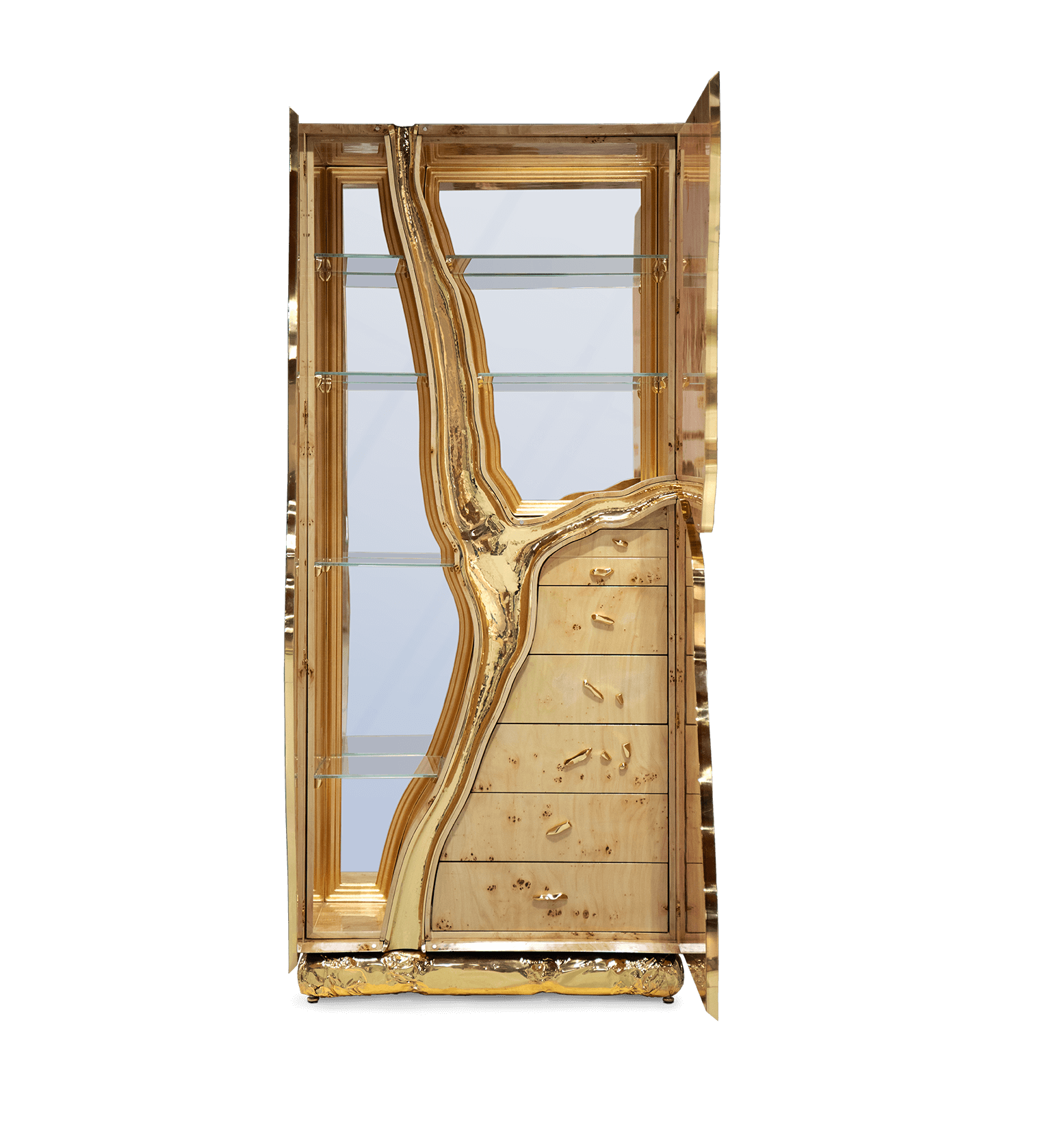 Armoire Peuplier Fissure