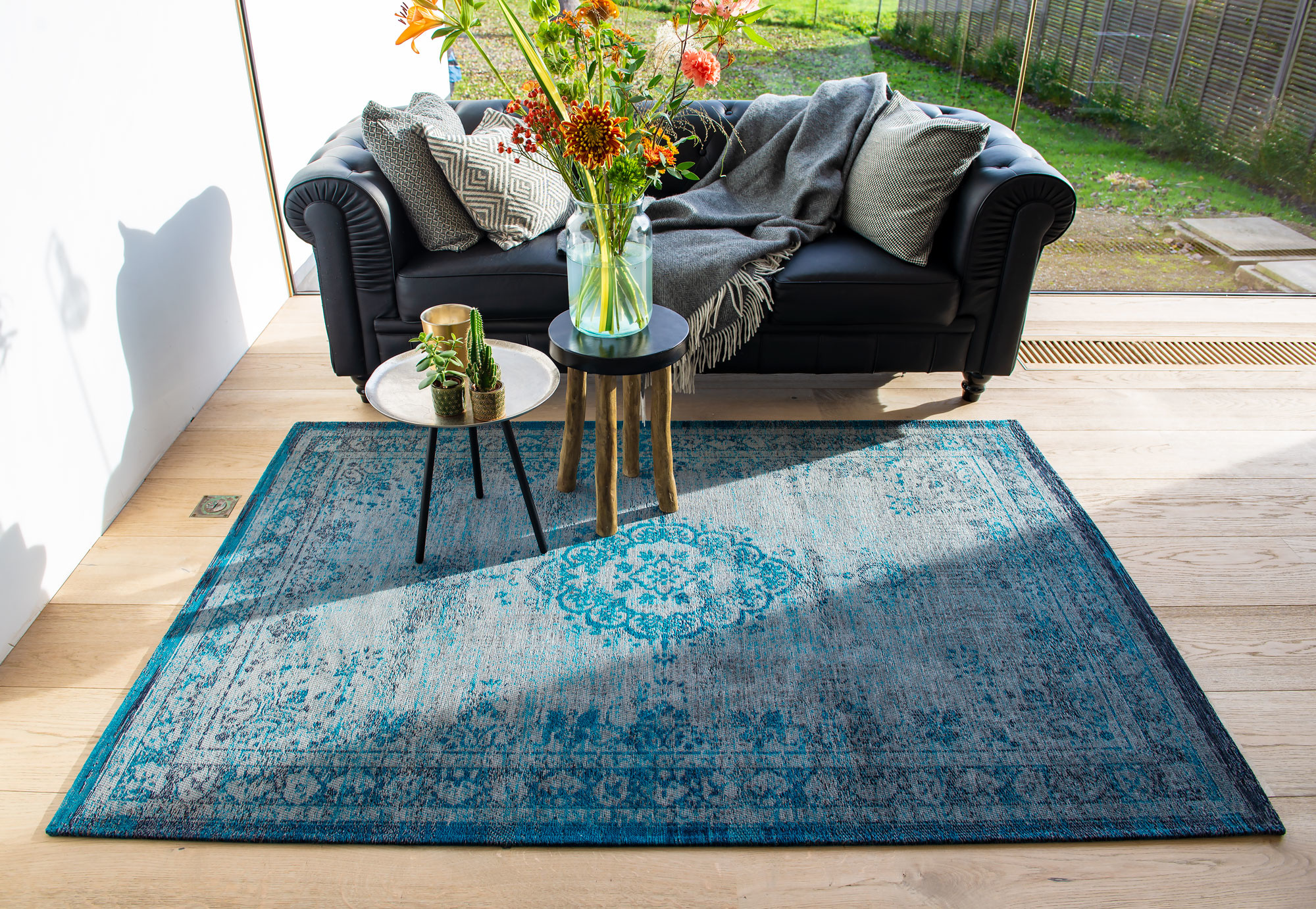 Tapis 8255 Grey Turquoise