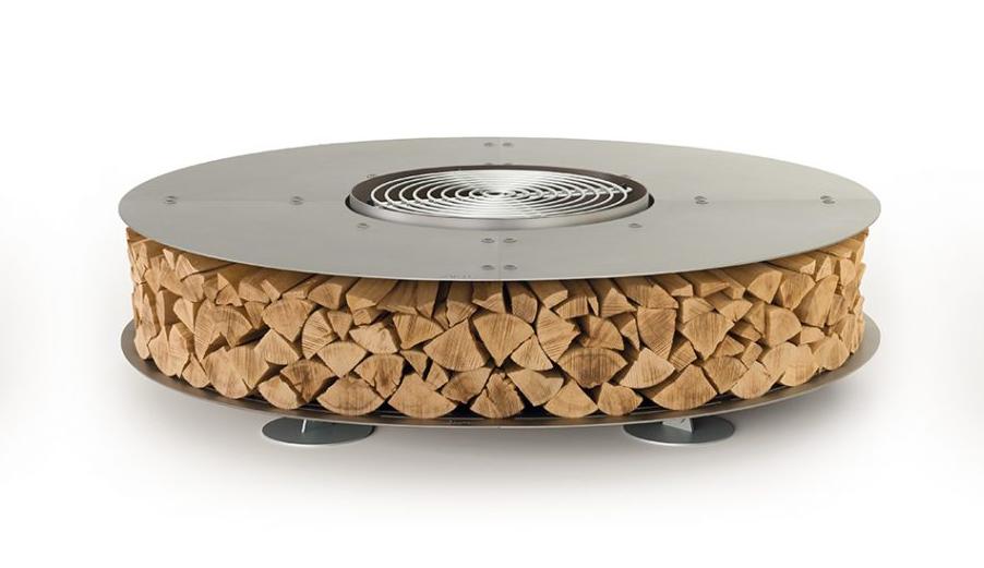 Brasero Zero en acier inox