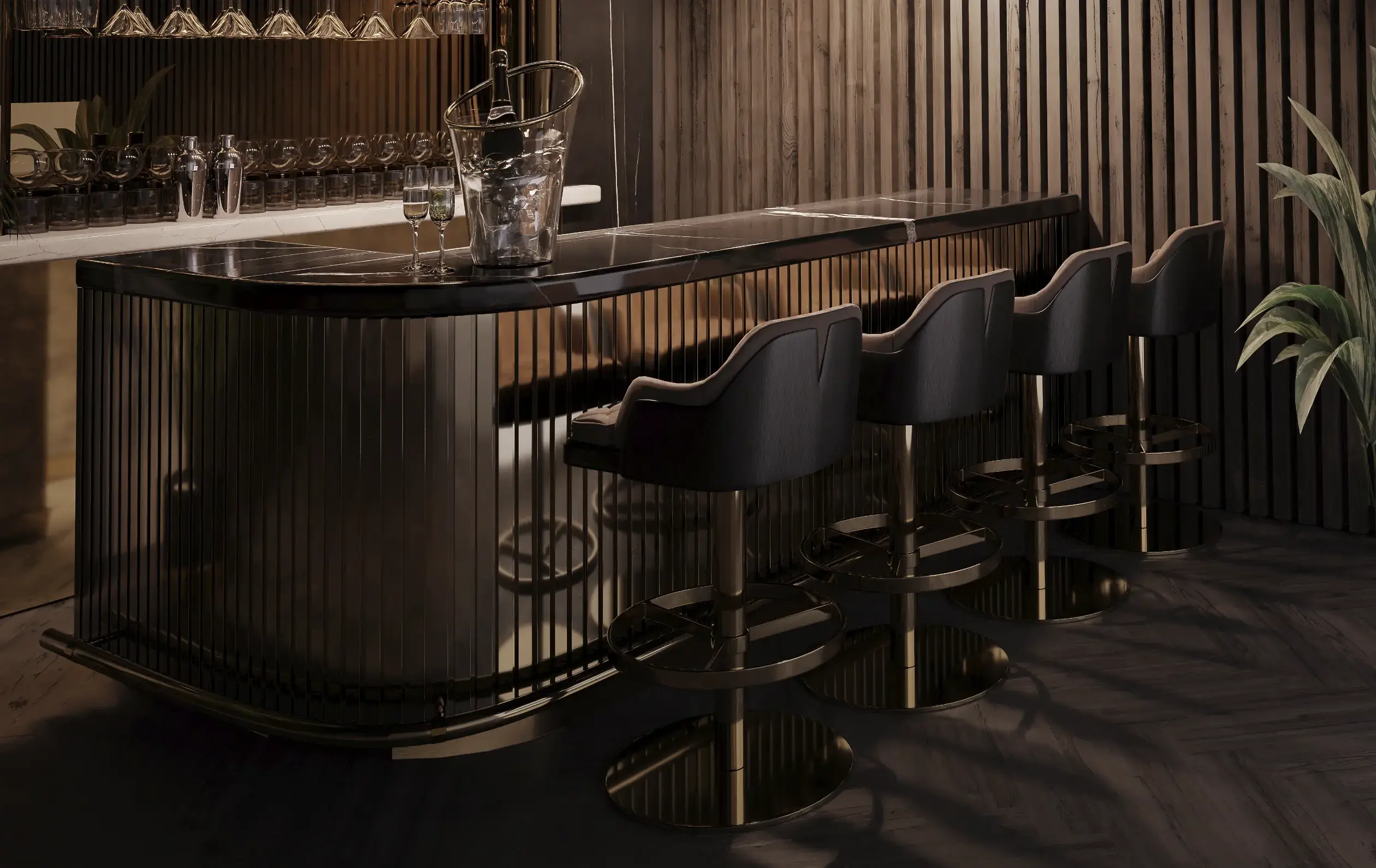 Chaise de Bar Pivotante Charla - 5