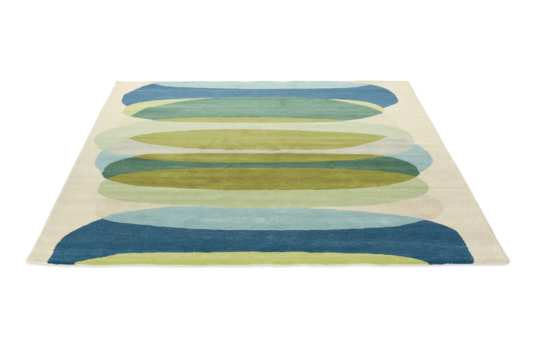 Tapis Elliptic Émeraude 140307 | Taille: 250 x 350 cm