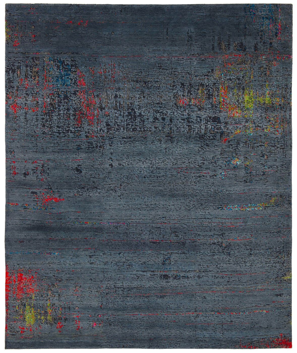 Tapis Artwork 9 Multicolore Rouge