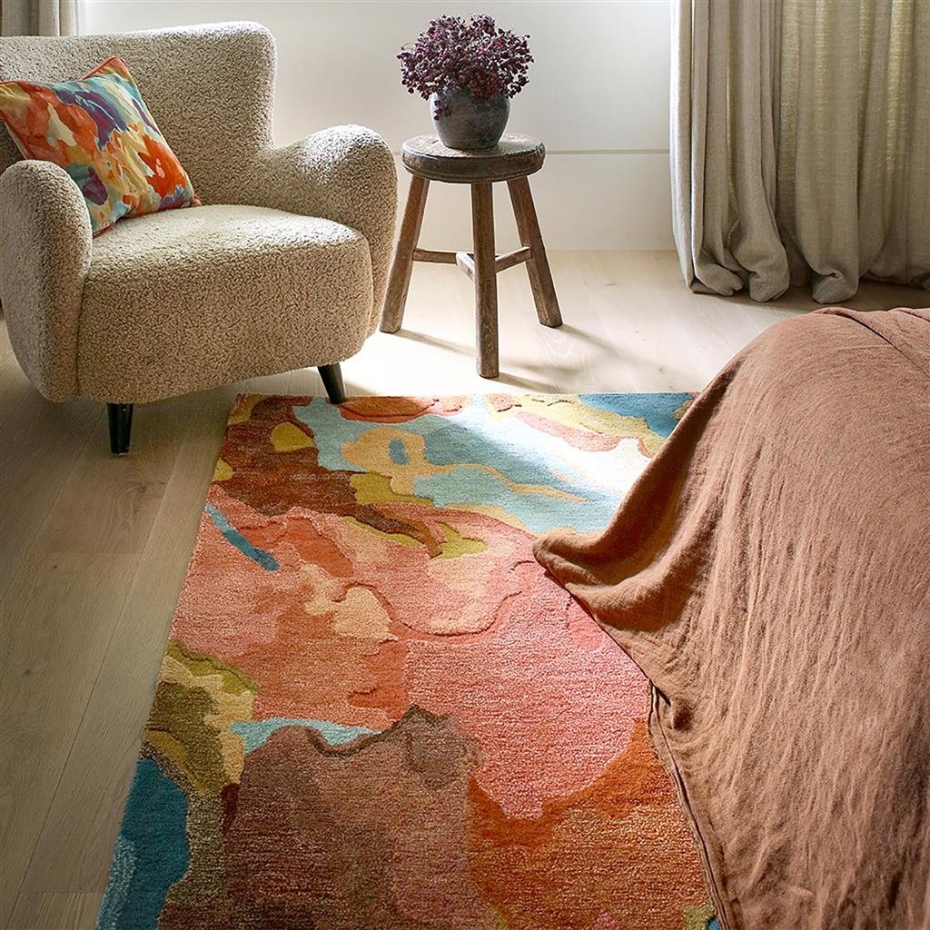 Tapis Forêt Palissandre/Myrtille