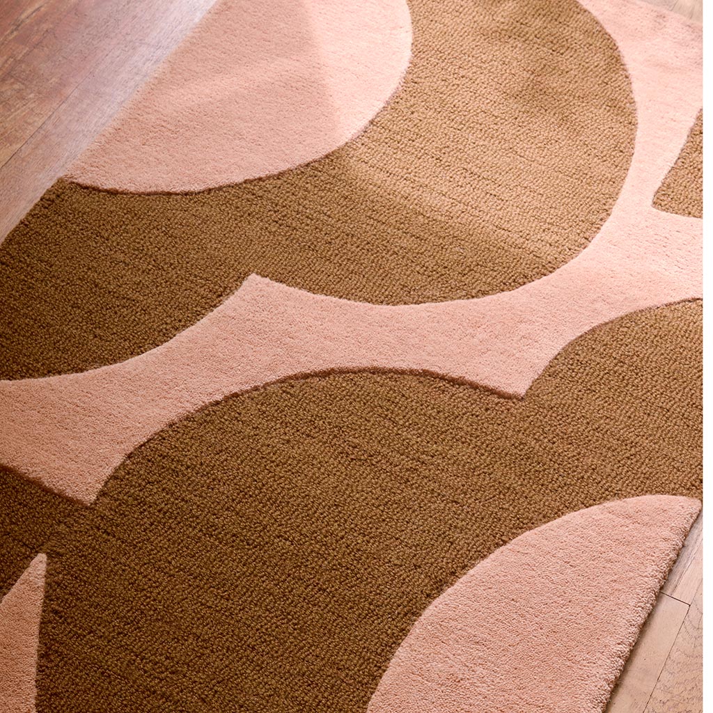 Prism Flower Pink / Terracotta Tapis