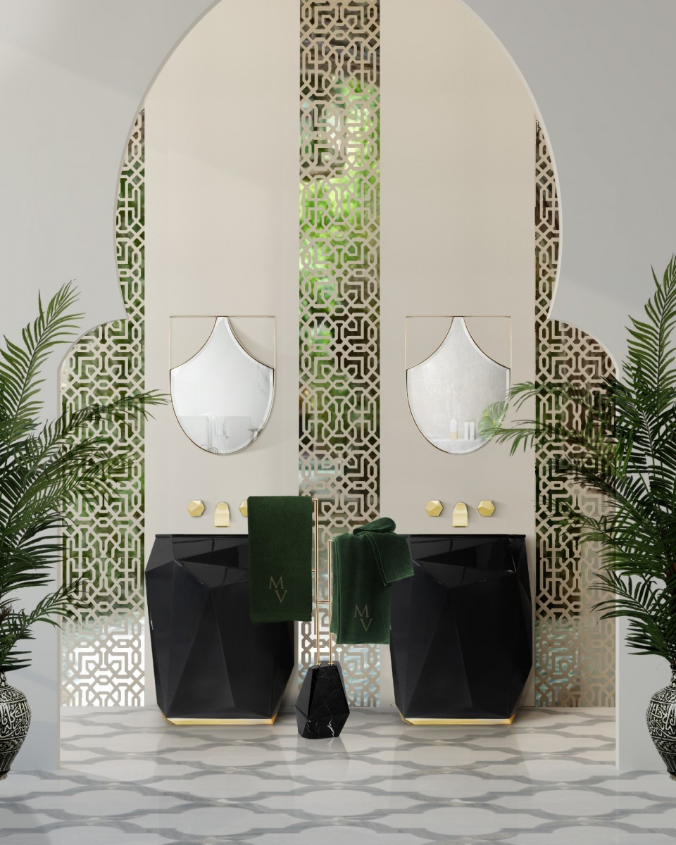 Lavabo Sur Colonne Gemstone - 1