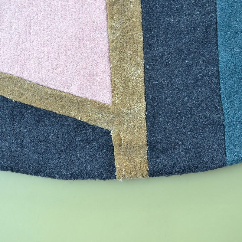 Tapis Rond Sahara Bourgogne 56105