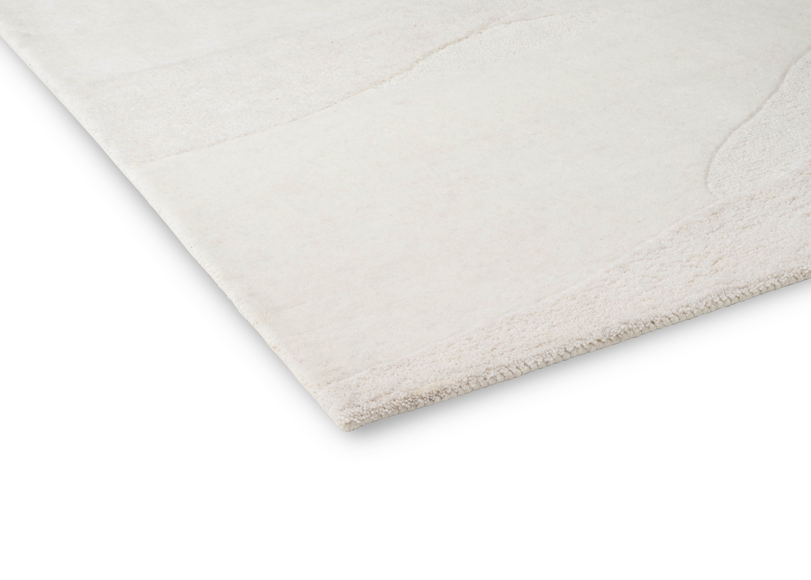 Tapis Decor Scape Laine Blanche 95001 | Taille: 200 x 280 cm